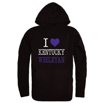 I Love Kentucky Wesleyan College Panthers Fleece Hoodie Sweatshirts