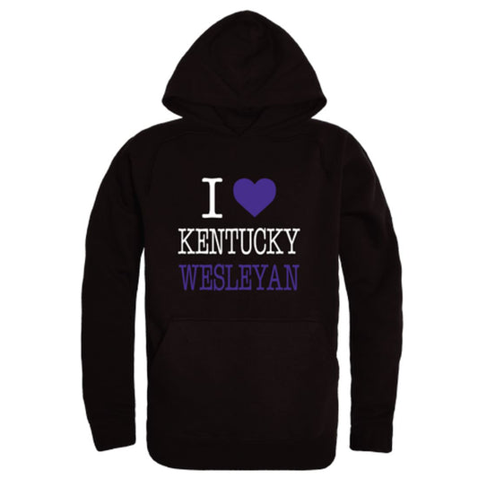 I Love Kentucky Wesleyan College Panthers Fleece Hoodie Sweatshirts