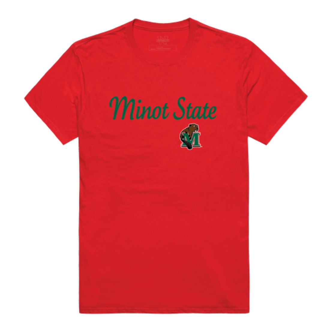 Minot State University Beavers Script T-Shirt Tee