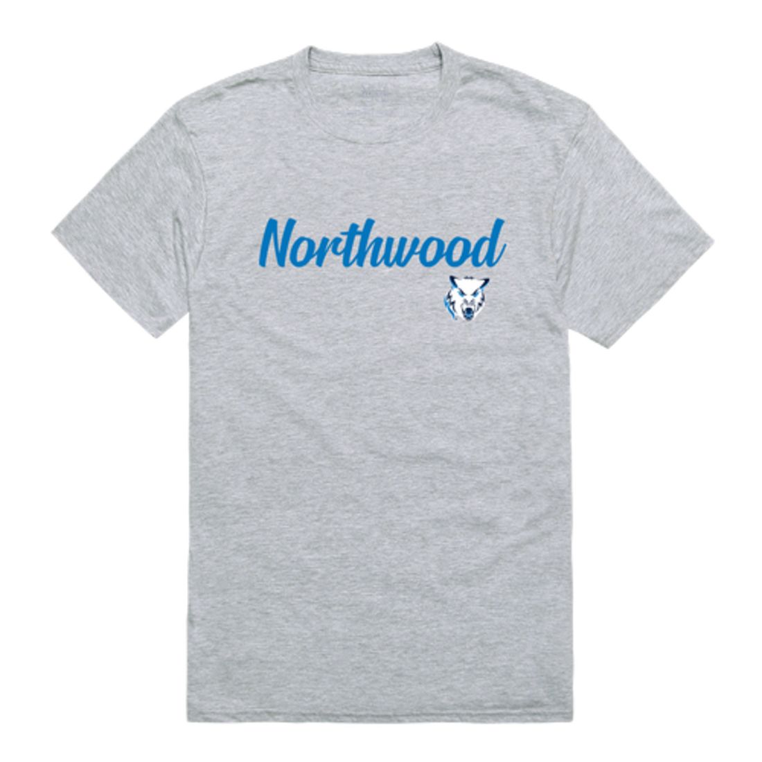 Northwood University Timberwolves Script T-Shirt Tee