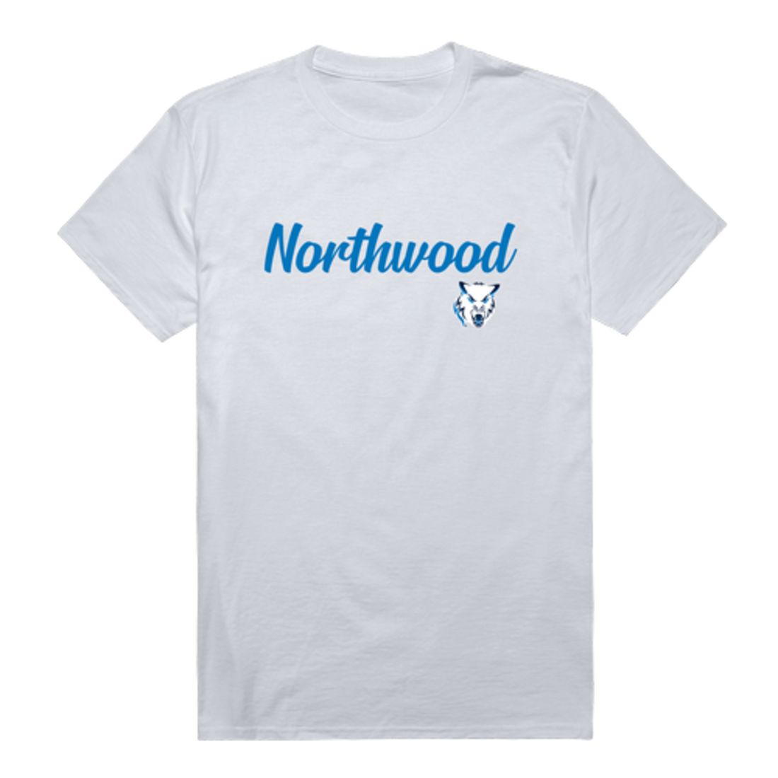 Northwood University Timberwolves Script T-Shirt Tee