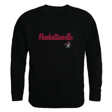 Manhattanville College Valiants Script Fleece Crewneck Pullover Sweatshirt