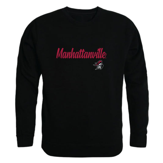 Manhattanville College Valiants Script Fleece Crewneck Pullover Sweatshirt