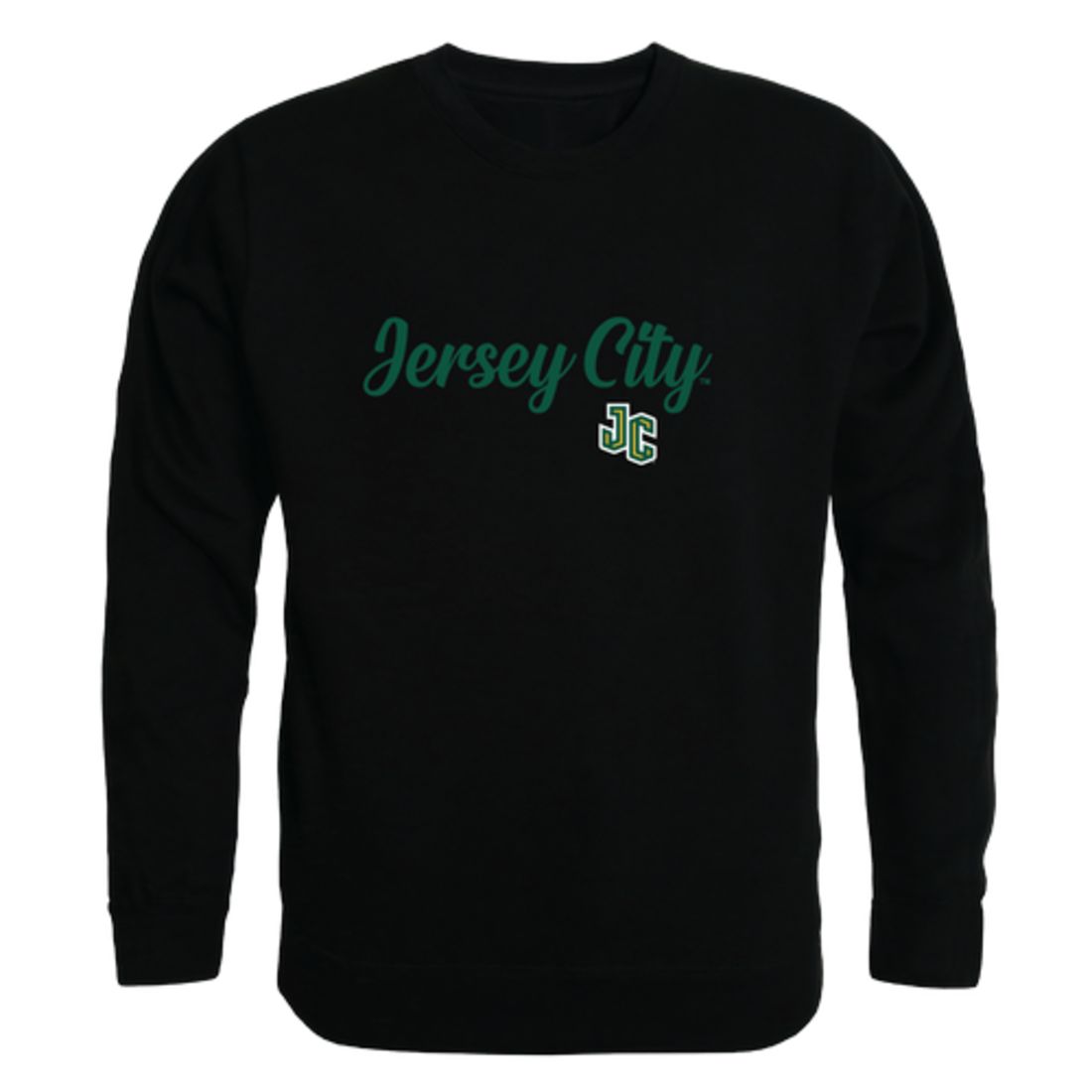 New Jersey City University Knights Script Fleece Crewneck Pullover Sweatshirt