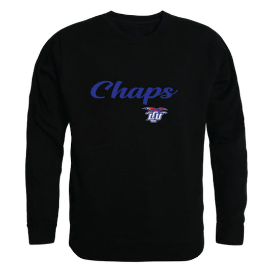 Lubbock Christian University Chaparral Script Fleece Crewneck Pullover Sweatshirt