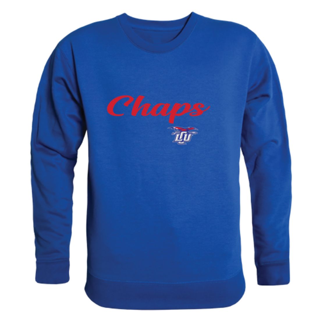 Lubbock Christian University Chaparral Script Fleece Crewneck Pullover Sweatshirt