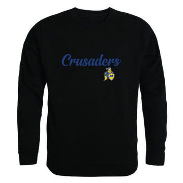 Madonna University Crusaders Script Fleece Crewneck Pullover Sweatshirt