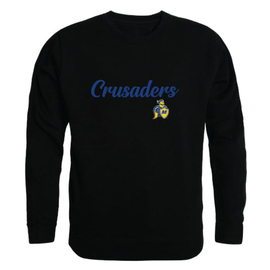 Madonna University Crusaders Script Fleece Crewneck Pullover Sweatshirt