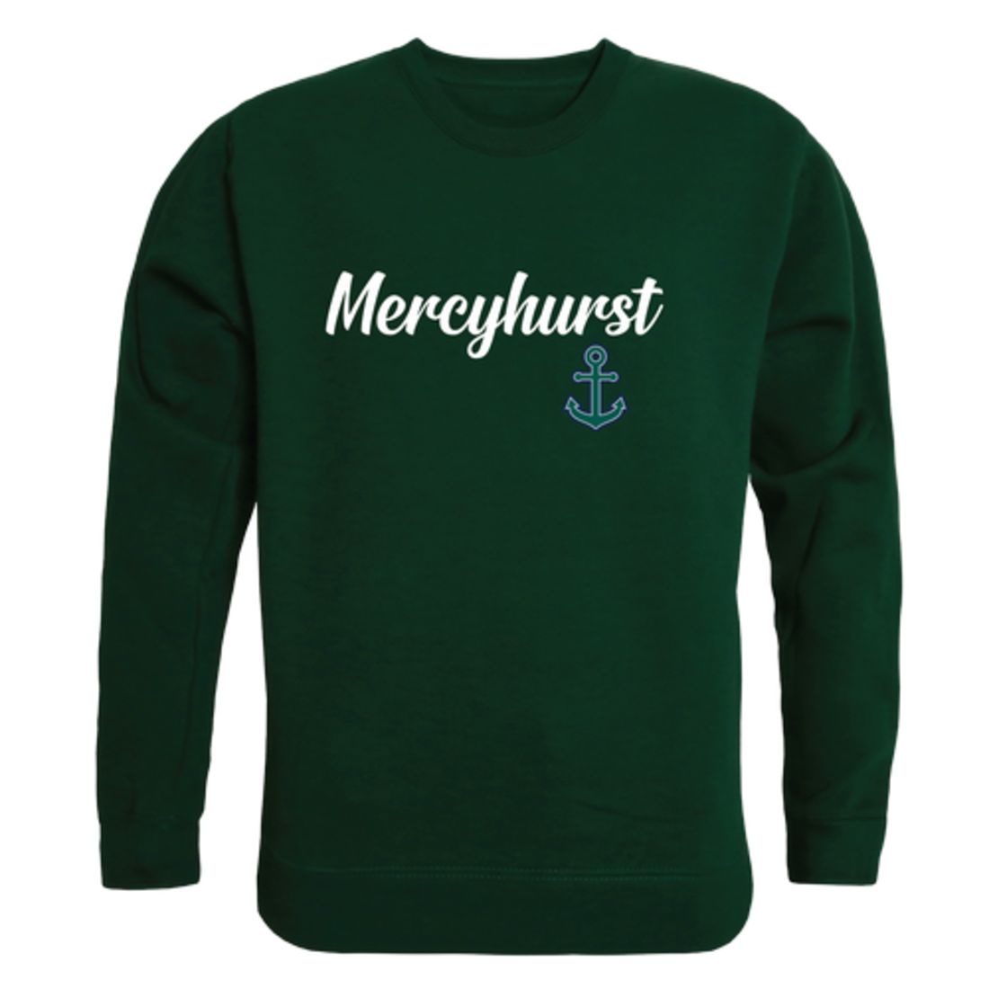 Mercyhurst University Lakers Script Fleece Crewneck Pullover Sweatshirt