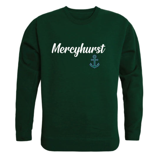 Mercyhurst University Lakers Script Fleece Crewneck Pullover Sweatshirt