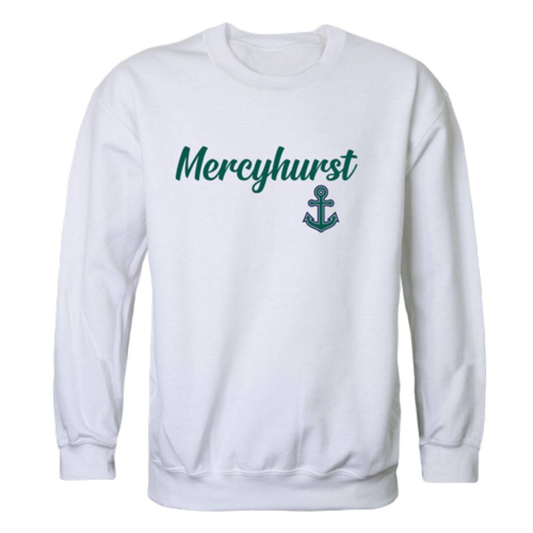 Mercyhurst University Lakers Script Fleece Crewneck Pullover Sweatshirt