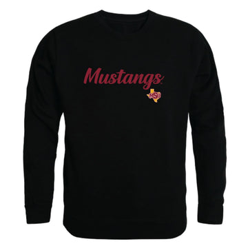 Midwestern State University Mustangs Script Fleece Crewneck Pullover Sweatshirt