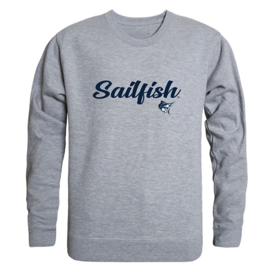 Palm Beach Atlantic University Sailfish Script Fleece Crewneck Pullover Sweatshirt