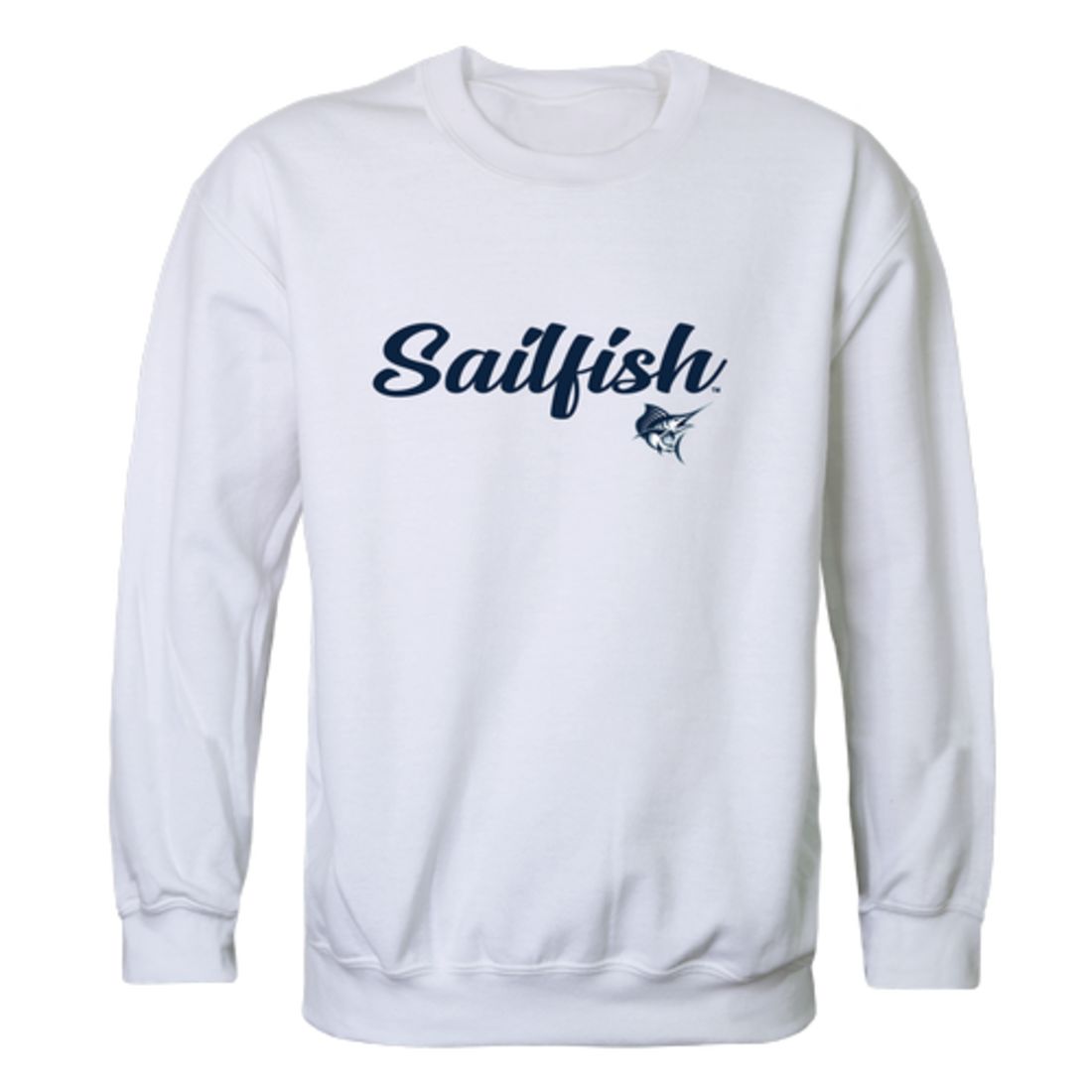 Palm Beach Atlantic University Sailfish Script Fleece Crewneck Pullover Sweatshirt