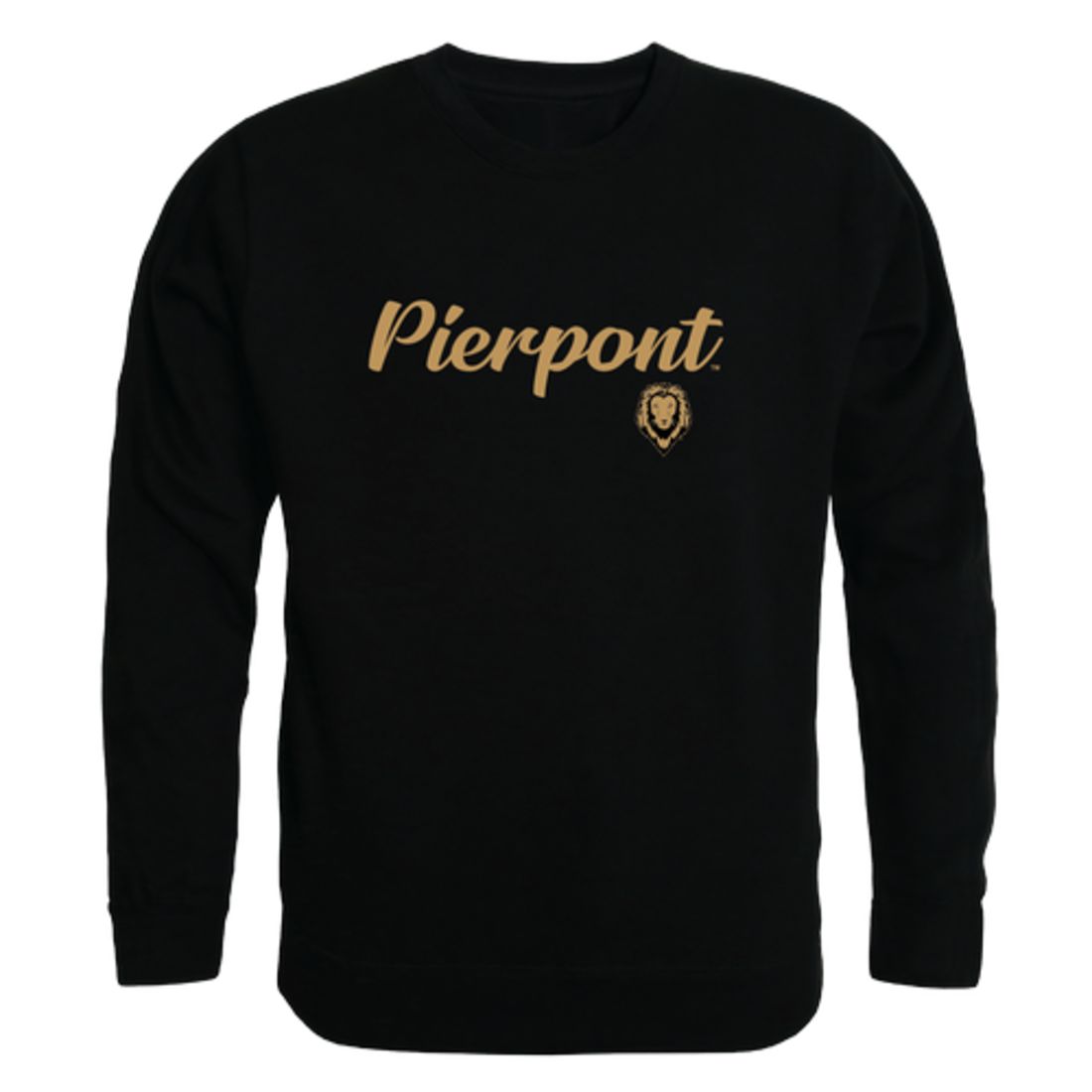 Pierpont Community & Technical College Lions Script Fleece Crewneck Pullover Sweatshirt
