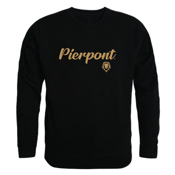 Pierpont Community & Technical College Lions Script Fleece Crewneck Pullover Sweatshirt