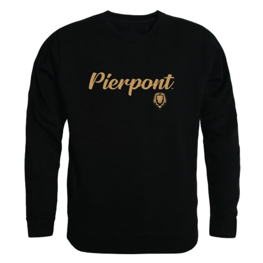 Pierpont Community & Technical College Lions Script Fleece Crewneck Pullover Sweatshirt