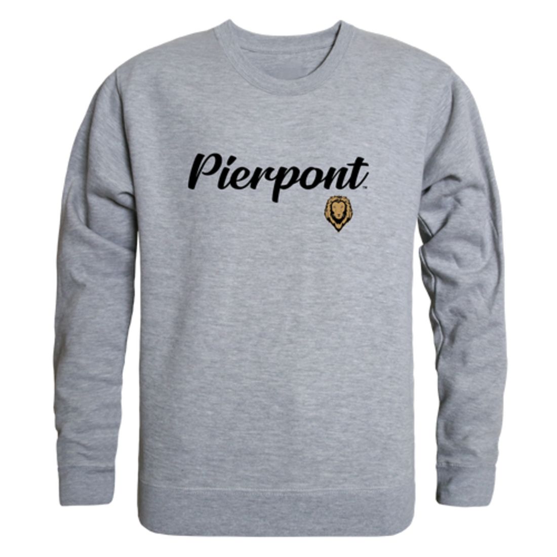 Pierpont Community & Technical College Lions Script Fleece Crewneck Pullover Sweatshirt