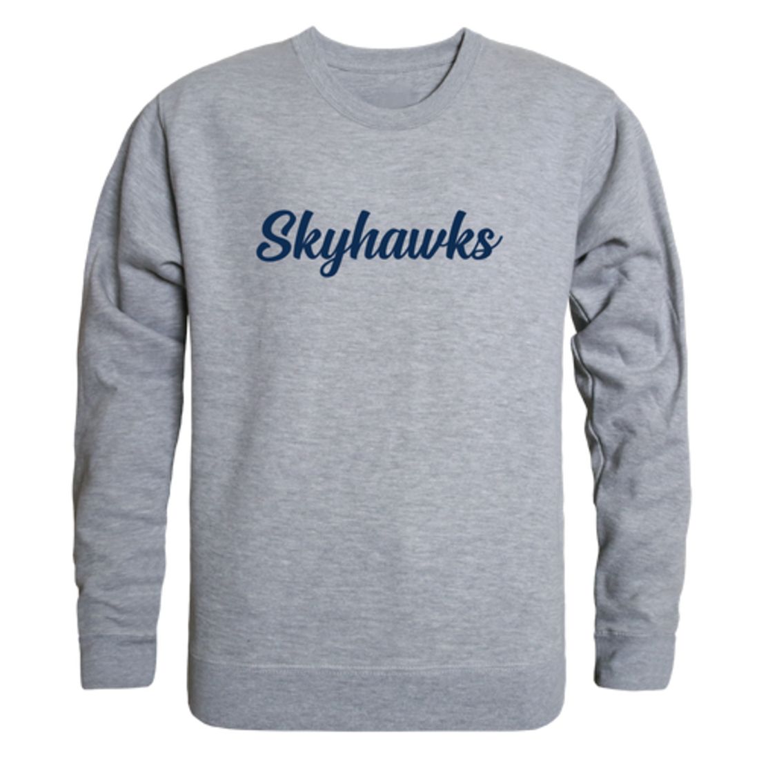 Point University Skyhawks Script Fleece Crewneck Pullover Sweatshirt