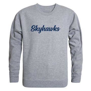 Point University Skyhawks Script Fleece Crewneck Pullover Sweatshirt