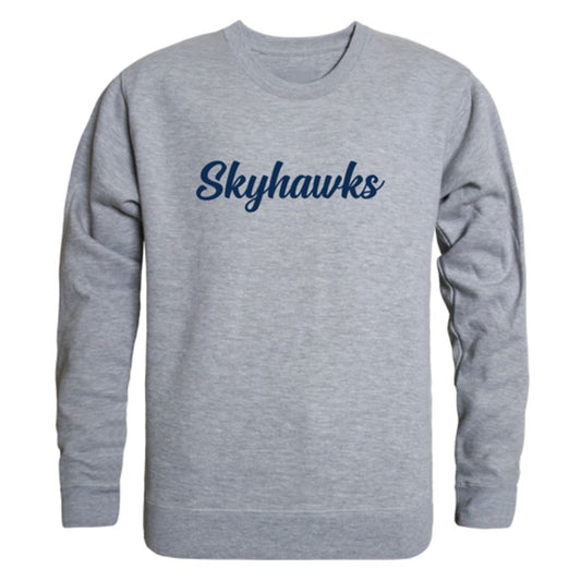 Point University Skyhawks Script Fleece Crewneck Pullover Sweatshirt