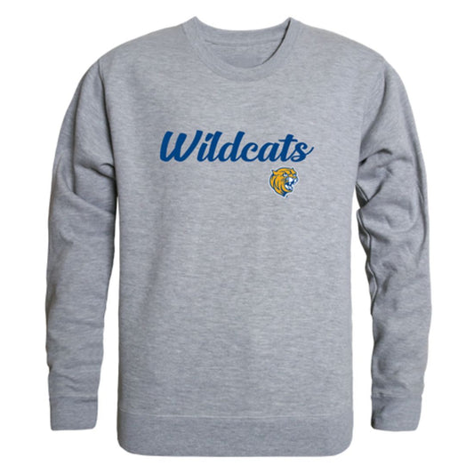 Johnson & Wales University Wildcats Script Fleece Crewneck Pullover Sweatshirt