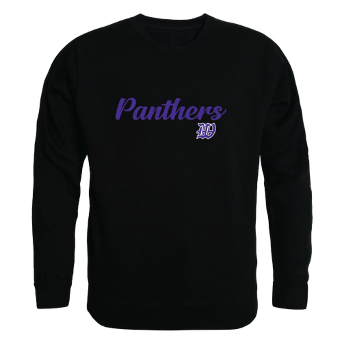 Kentucky Wesleyan College Panthers Script Fleece Crewneck Pullover Sweatshirt