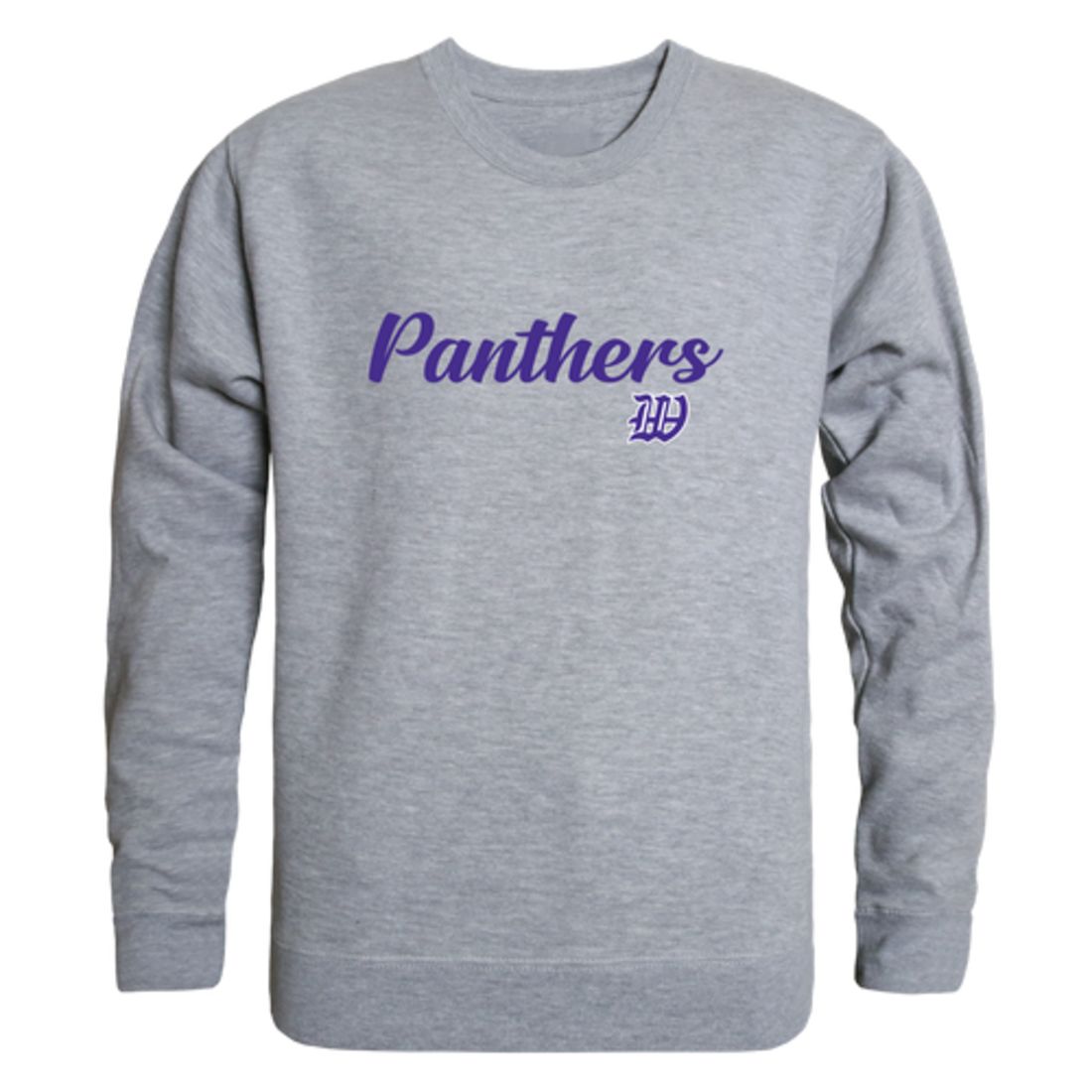 Kentucky Wesleyan College Panthers Script Fleece Crewneck Pullover Sweatshirt