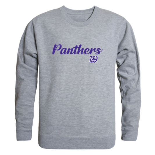 Kentucky Wesleyan College Panthers Script Fleece Crewneck Pullover Sweatshirt