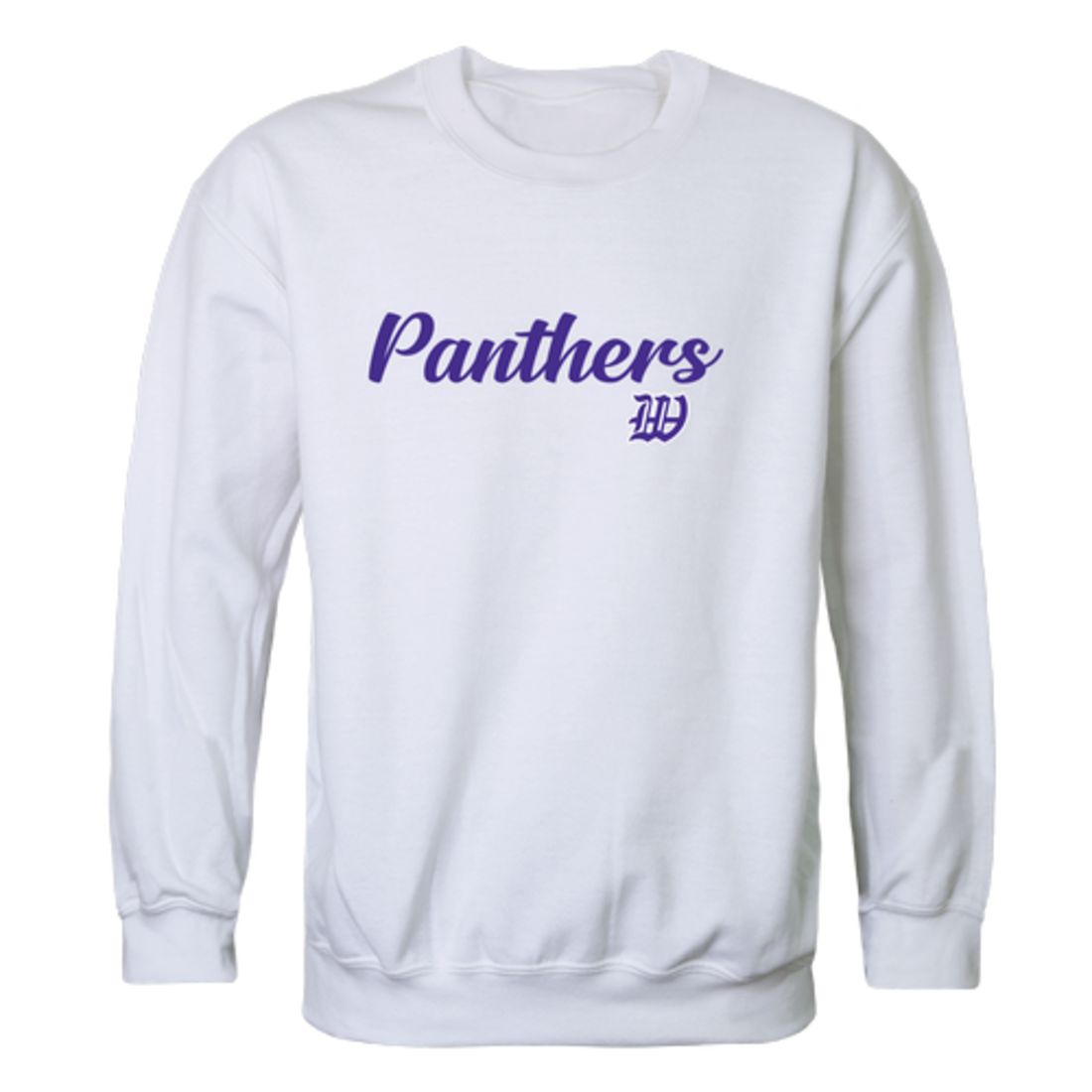Kentucky Wesleyan College Panthers Script Fleece Crewneck Pullover Sweatshirt