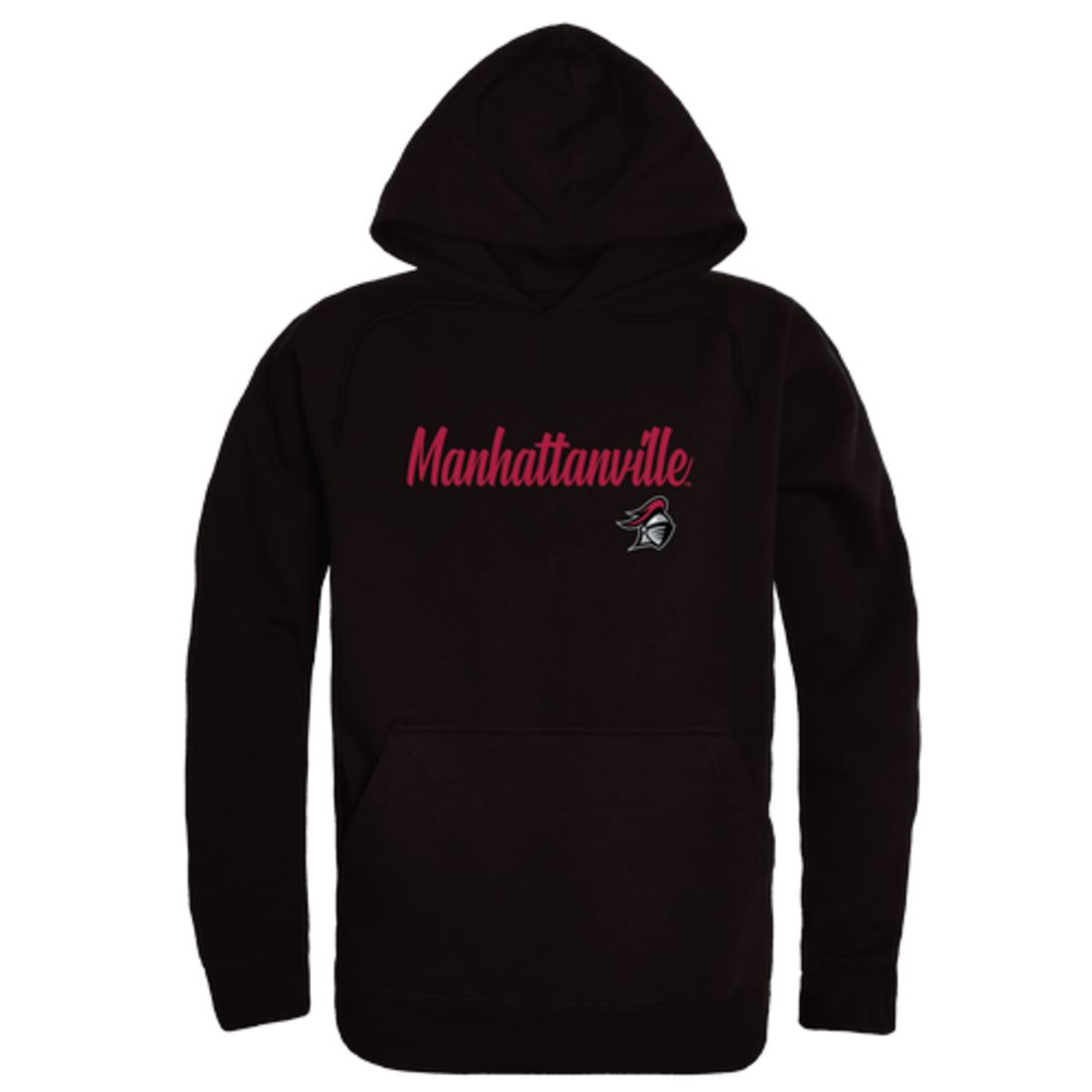 Manhattanville College Valiants Script Fleece Hoodie Sweatshirts