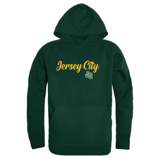 New Jersey City University Knights Script Fleece Hoodie Sweatshirts