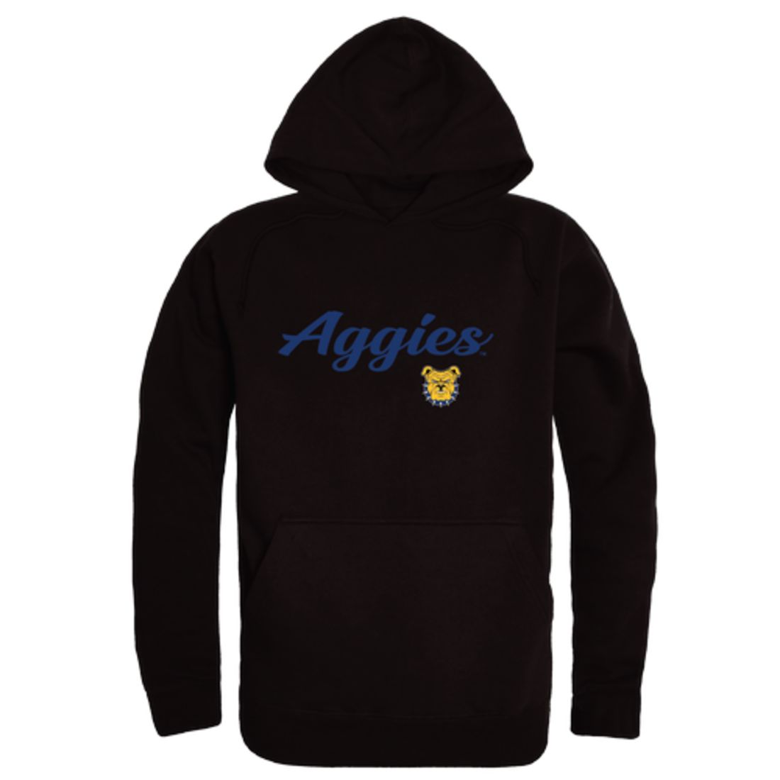 North Carolina A&T State University Aggies Script Fleece Hoodie Sweatshirts