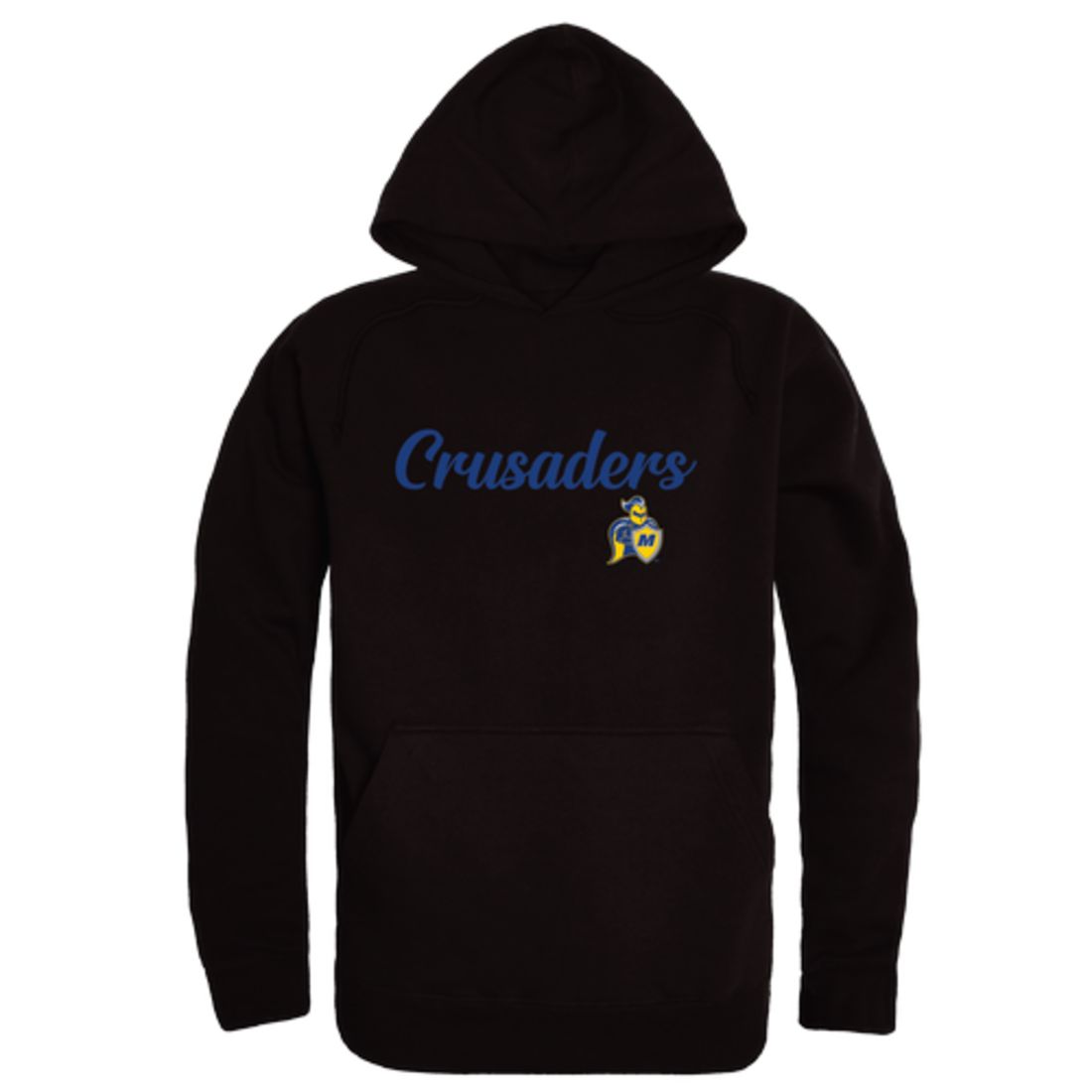 Madonna University Crusaders Script Fleece Hoodie Sweatshirts