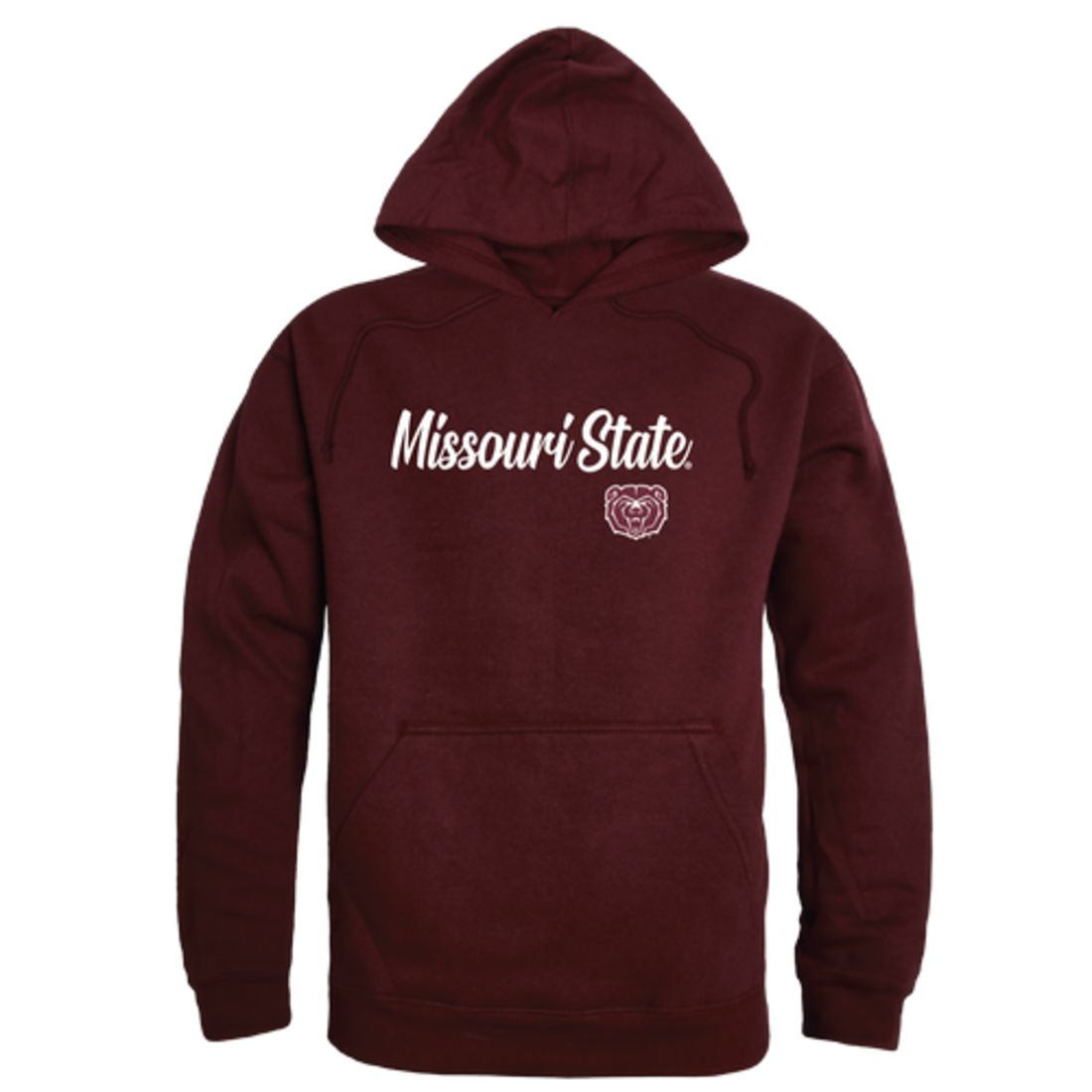 Missouri State University Bears Script Fleece Hoodie Sweatshirts