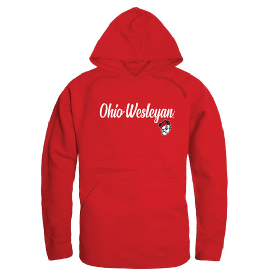 Ohio Wesleyan University Bishops Script Fleece Hoodie Sweatshirts