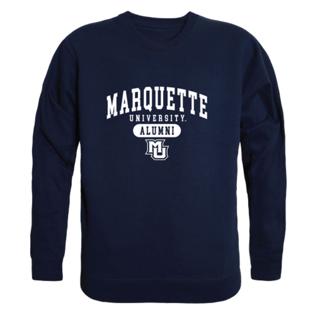 Marquette University Golden Eagles Alumni Fleece Crewneck Pullover Sweatshirt Heather Gray