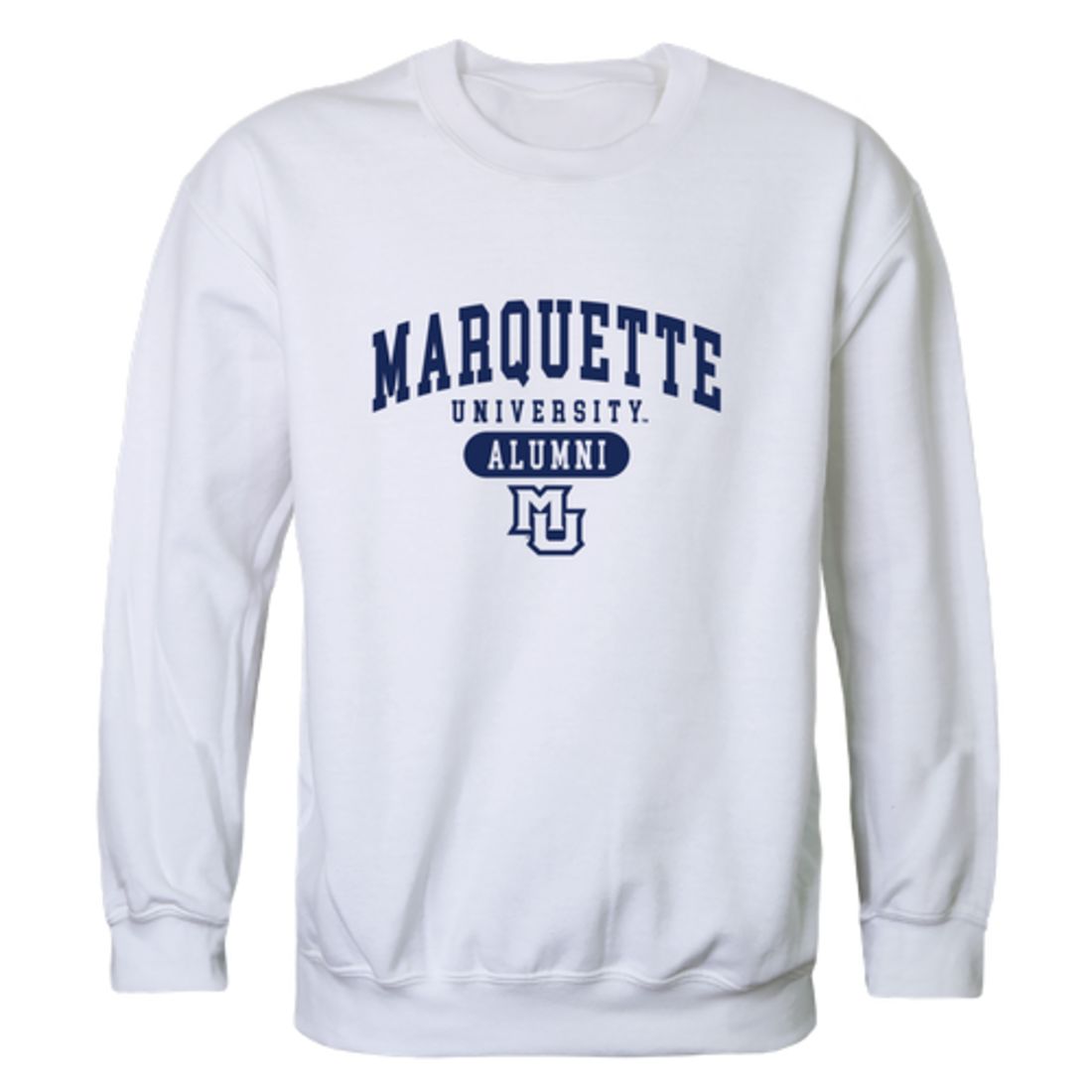 Marquette University Golden Eagles Alumni Fleece Crewneck Pullover Sweatshirt Heather Gray