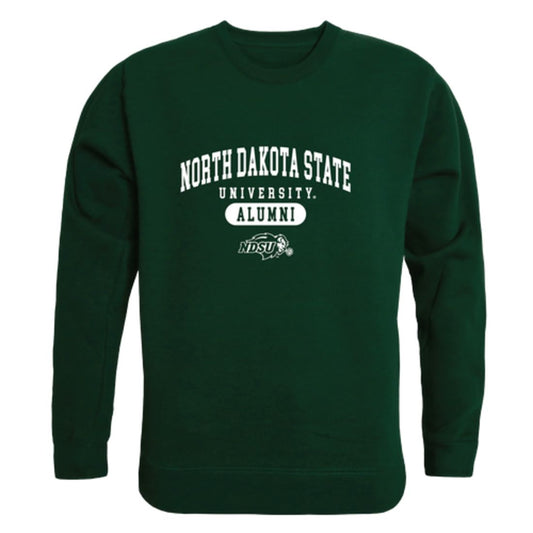 NDSU North Dakota State University Bison Thundering Herd Alumni Fleece Crewneck Pullover Sweatshirt Forest