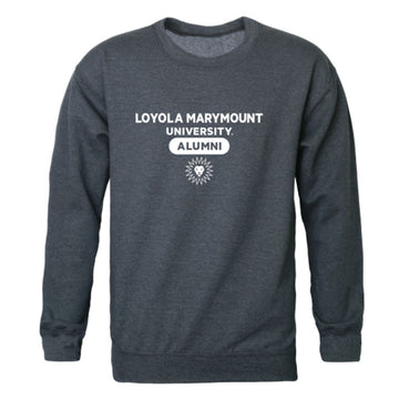 LMU Loyola Marymount University Lions Alumni Fleece Crewneck Pullover Sweatshirt Heather Charcoal