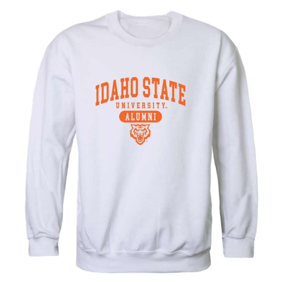 ISU Idaho State University Bengals Alumni Fleece Crewneck Pullover Sweatshirt Heather Charcoal