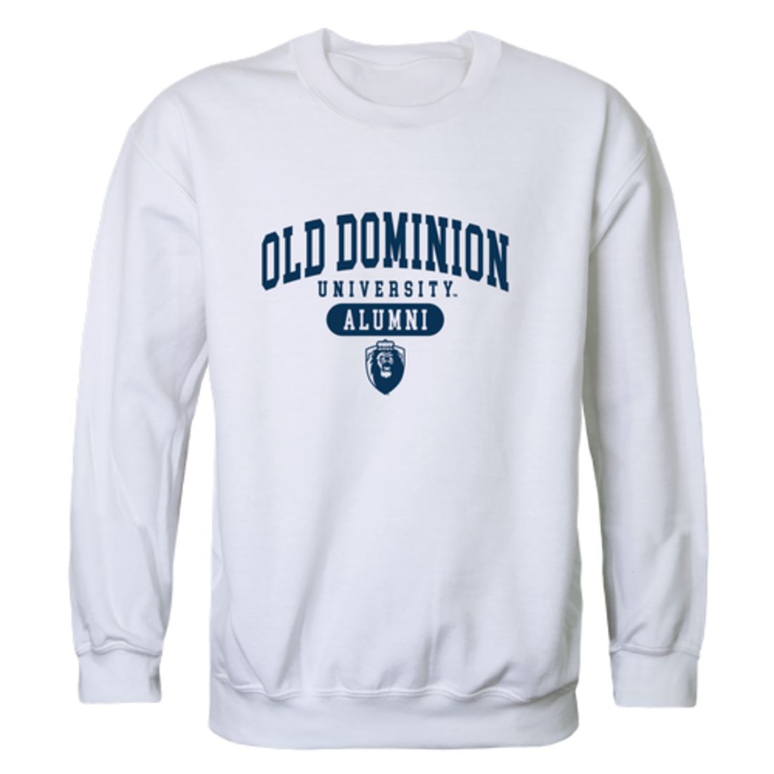 ODU Old Dominion University Monarchs Alumni Fleece Crewneck Pullover Sweatshirt Heather Gray