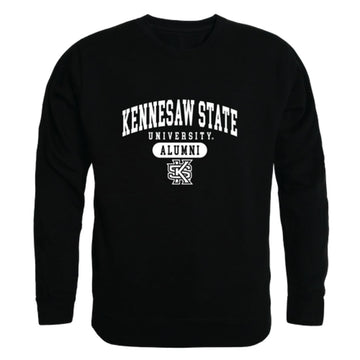 KSU Kennesaw State University Owls Alumni Fleece Crewneck Pullover Sweatshirt Black