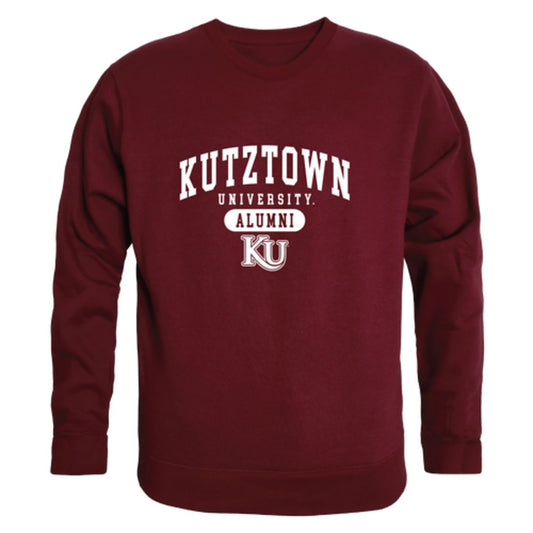 Kutztown University of Pennsylvania Golden Bears Alumni Fleece Crewneck Pullover Sweatshirt Heather Gray