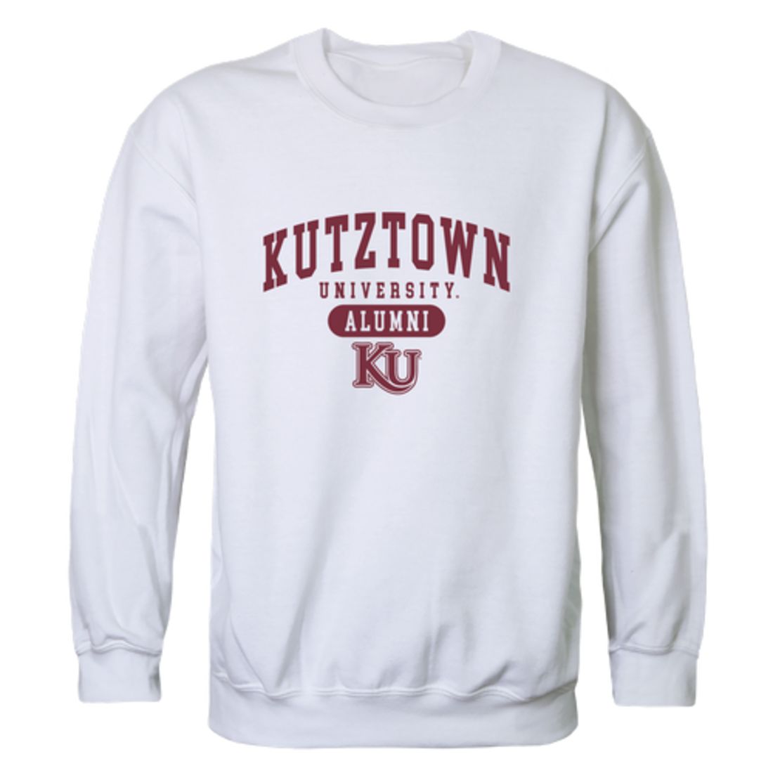 Kutztown University of Pennsylvania Golden Bears Alumni Fleece Crewneck Pullover Sweatshirt Heather Gray