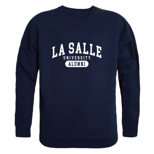 La Salle University Explorers Alumni Fleece Crewneck Pullover Sweatshirt Heather Gray