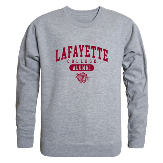 Lafayette College Leopards Alumni Fleece Crewneck Pullover Sweatshirt Heather Gray