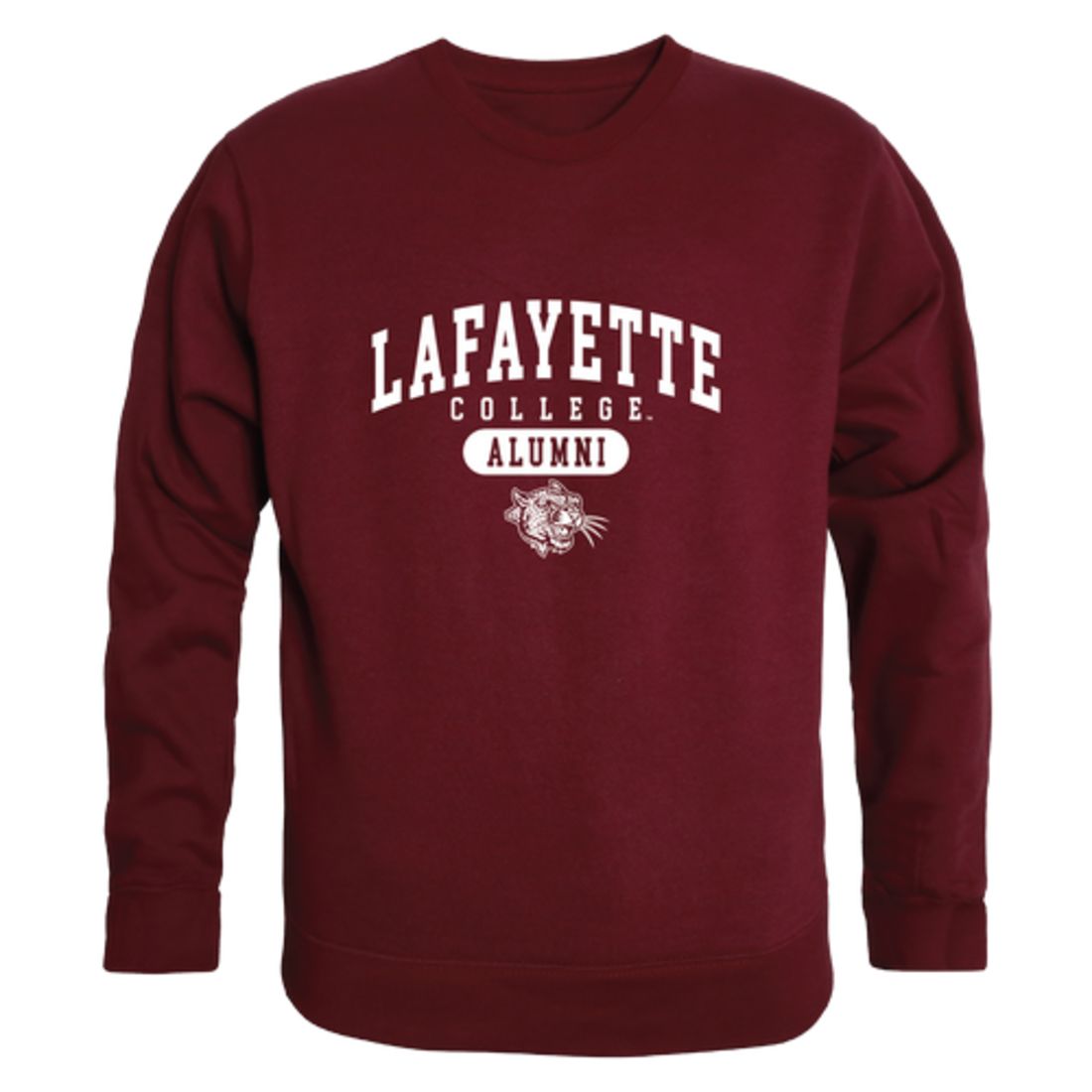 Lafayette College Leopards Alumni Fleece Crewneck Pullover Sweatshirt Heather Gray