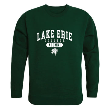Lake Erie College Storm Alumni Fleece Crewneck Pullover Sweatshirt Forest