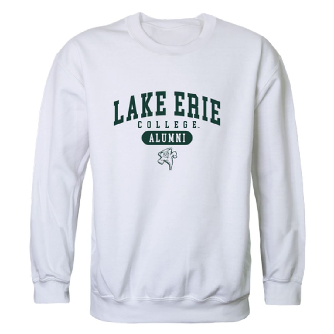 Lake Erie College Storm Alumni Fleece Crewneck Pullover Sweatshirt Forest